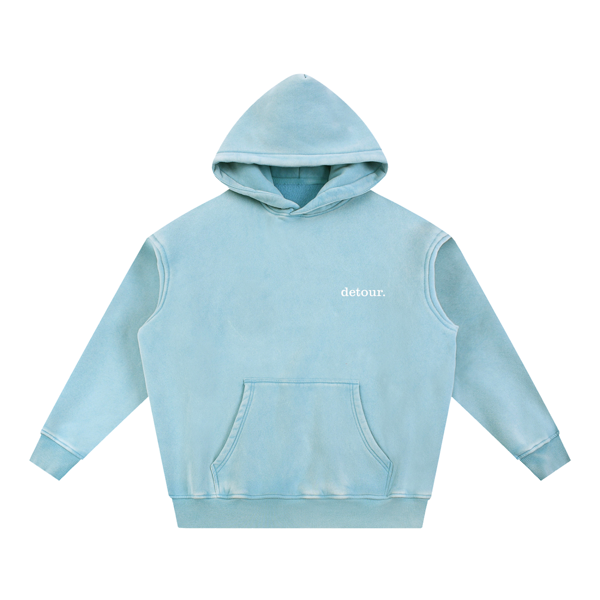 Snow Wash Oversize Hoodie