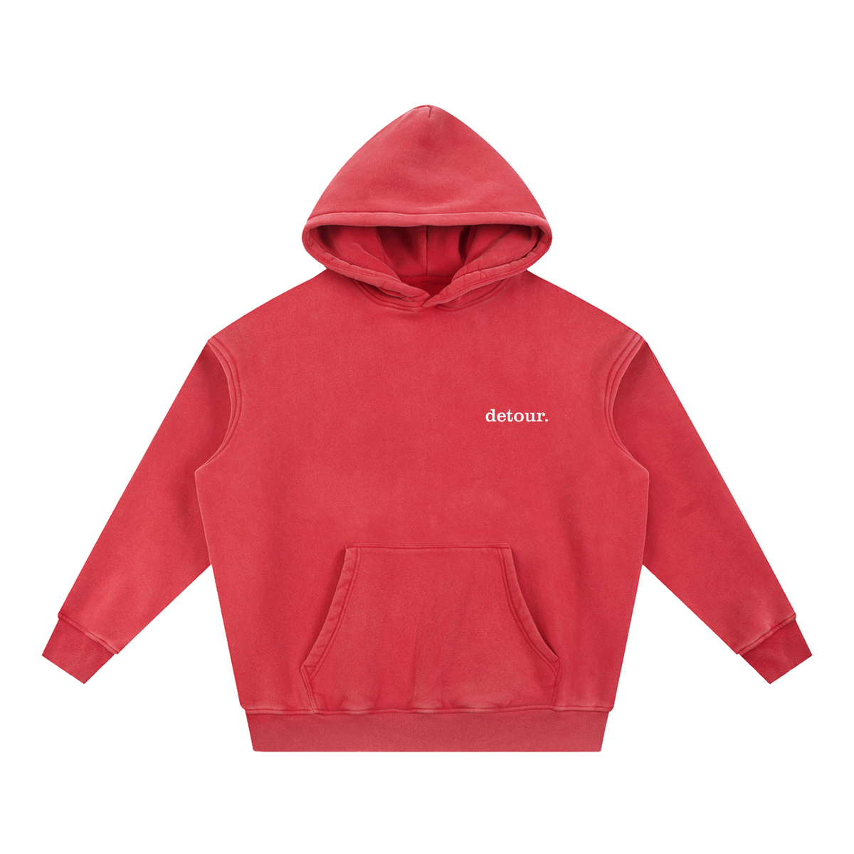 Snow Wash Oversize Hoodie