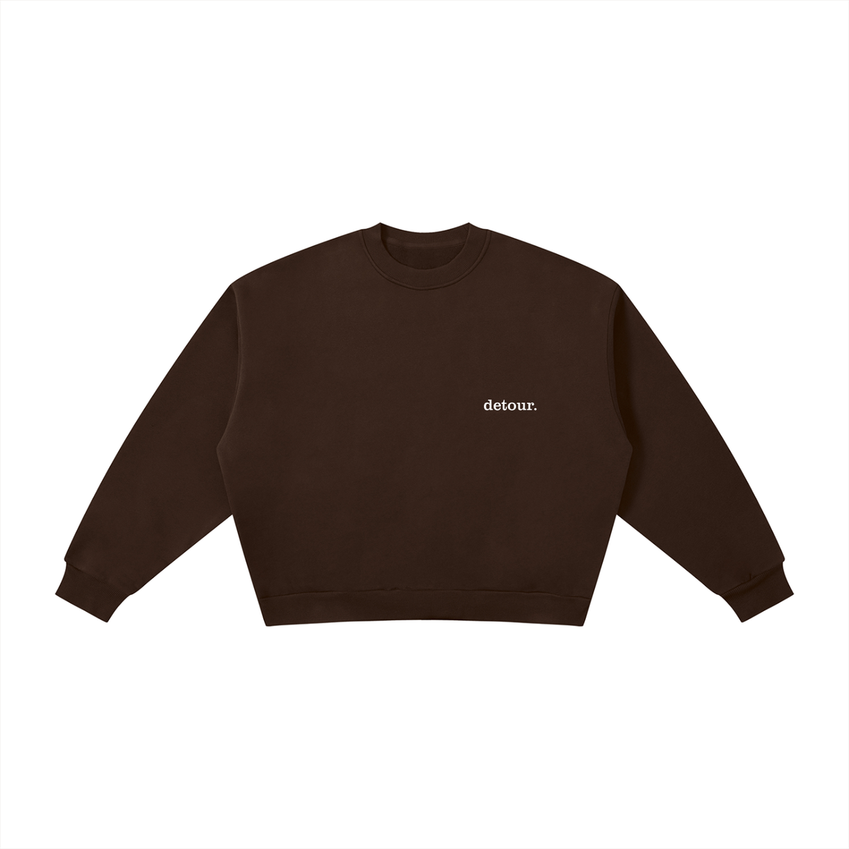 Boxy Fleece Crewneck Sweatshirt