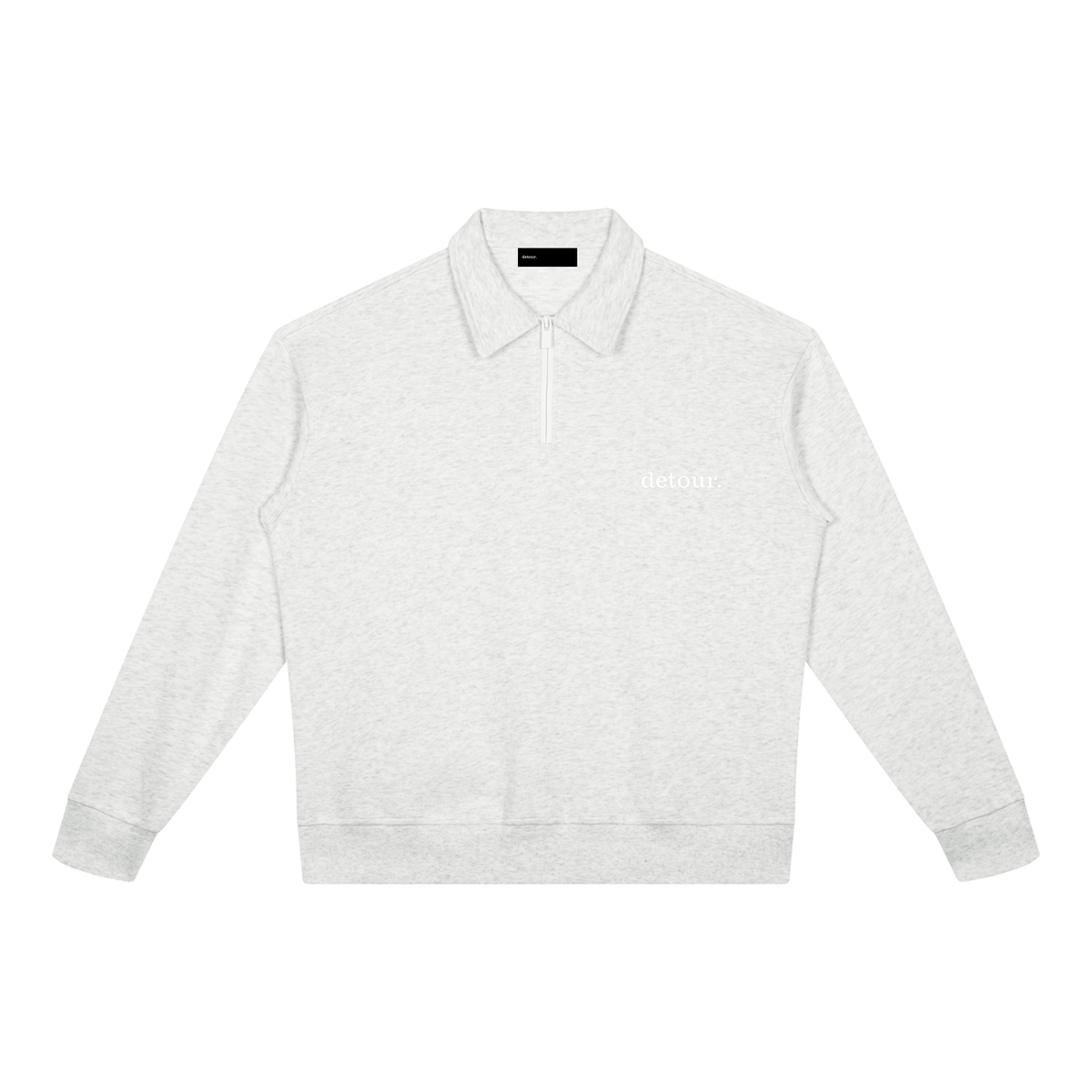Unisex Boxy Quarter-Zip Sweatshirt