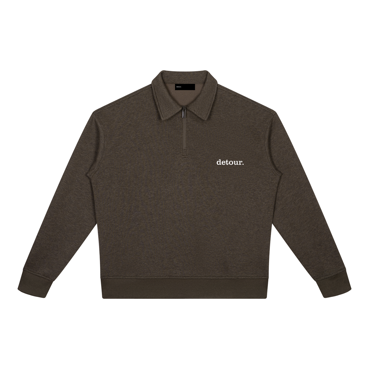 Unisex Boxy Quarter-Zip Sweatshirt