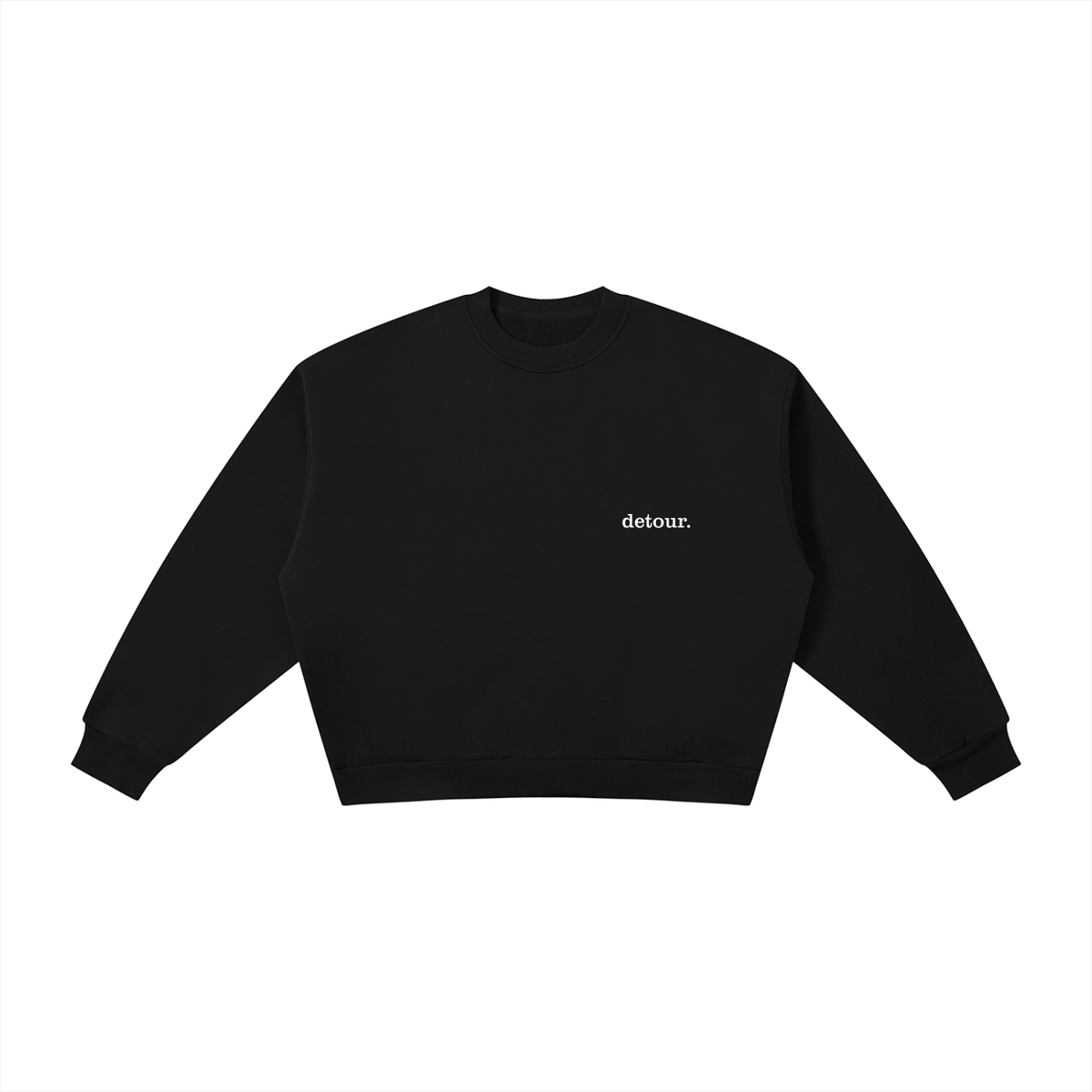 Boxy Fleece Crewneck Sweatshirt