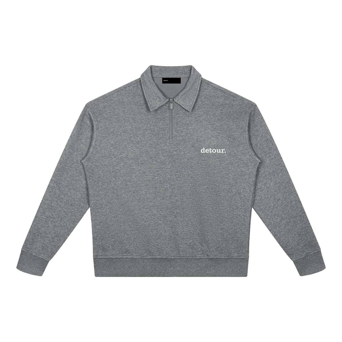 Unisex Boxy Quarter-Zip Sweatshirt