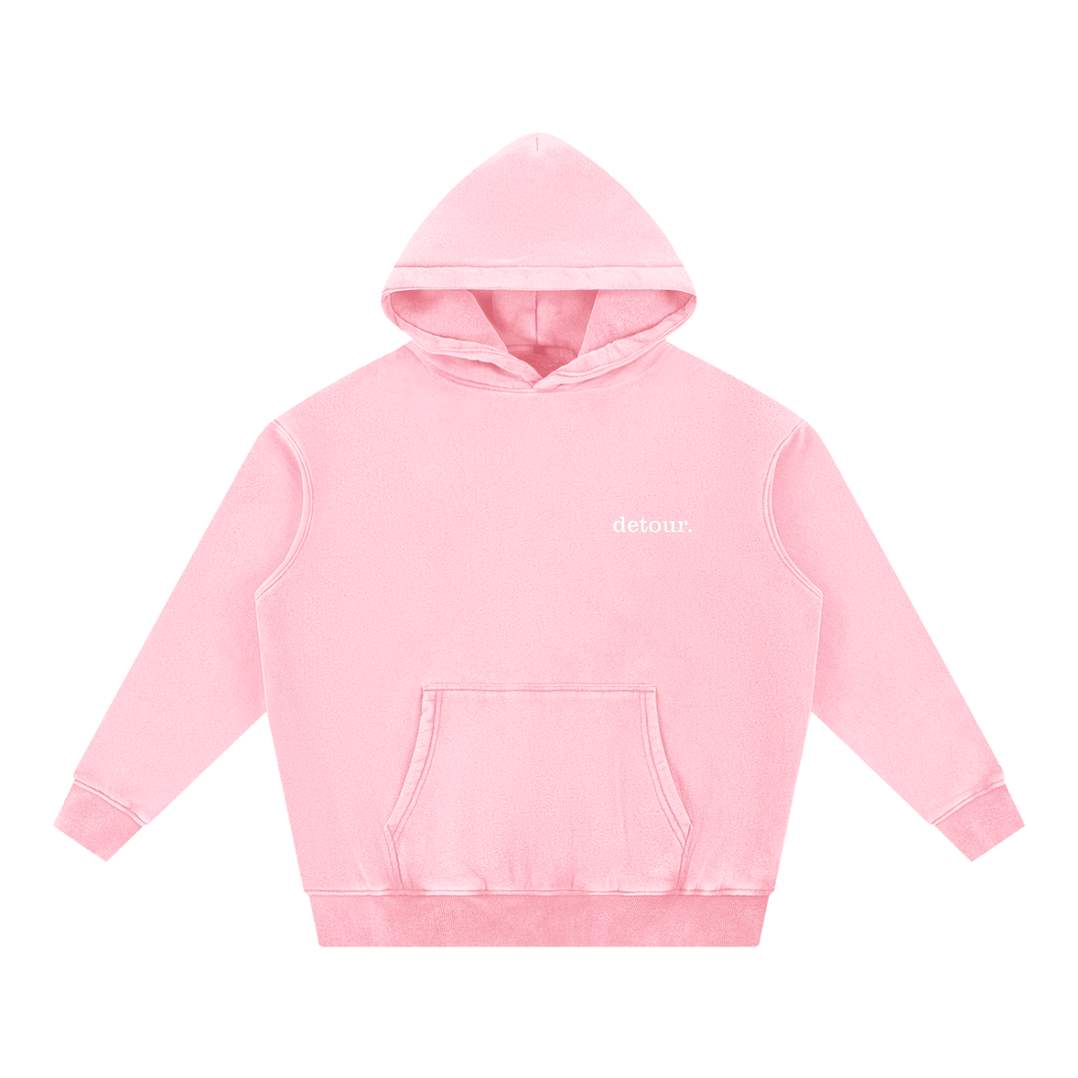 Snow Wash Oversize Hoodie