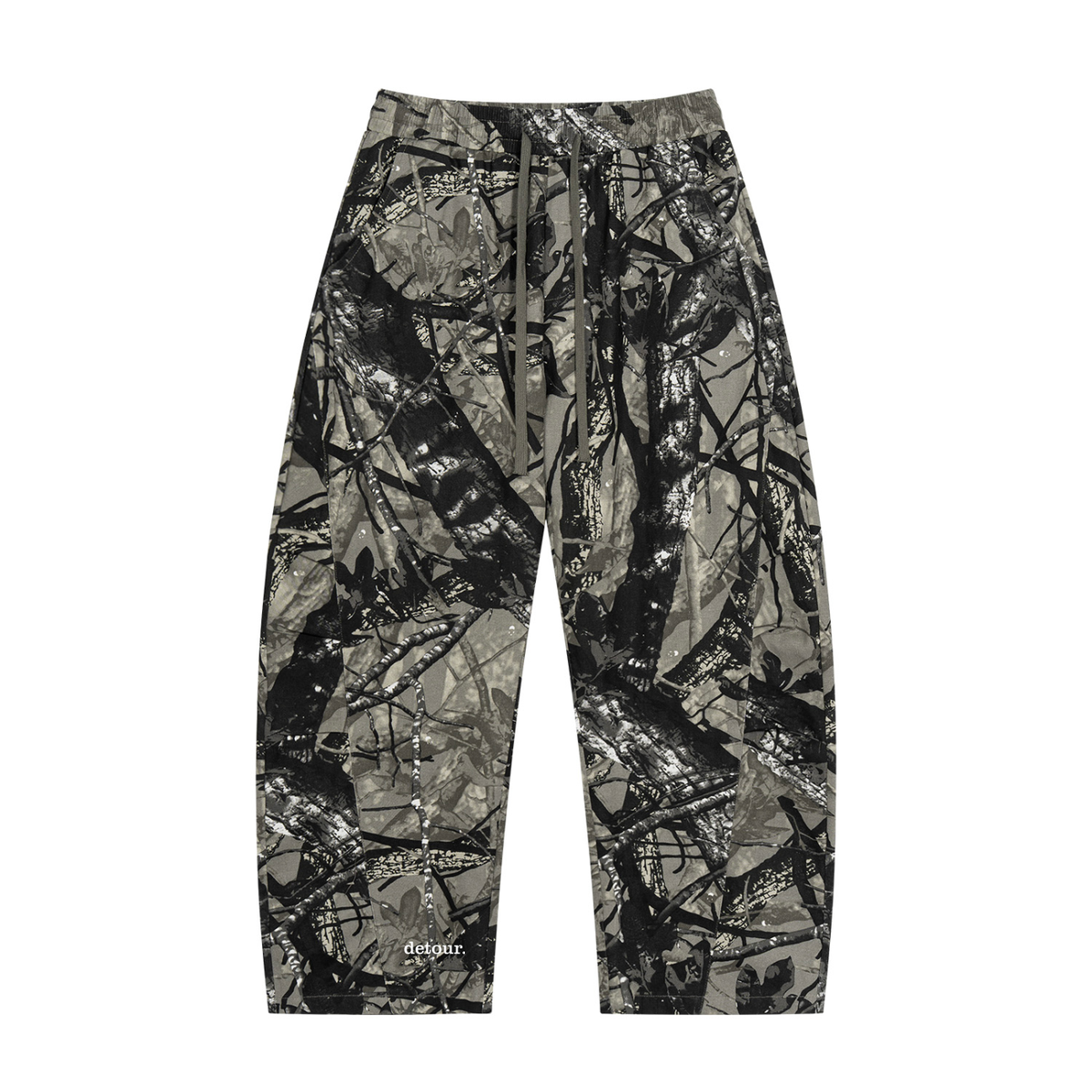 Unisex Tree Camo Barrel Leg Pants
