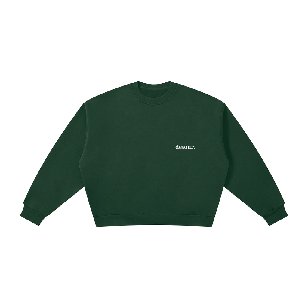 Boxy Fleece Crewneck Sweatshirt