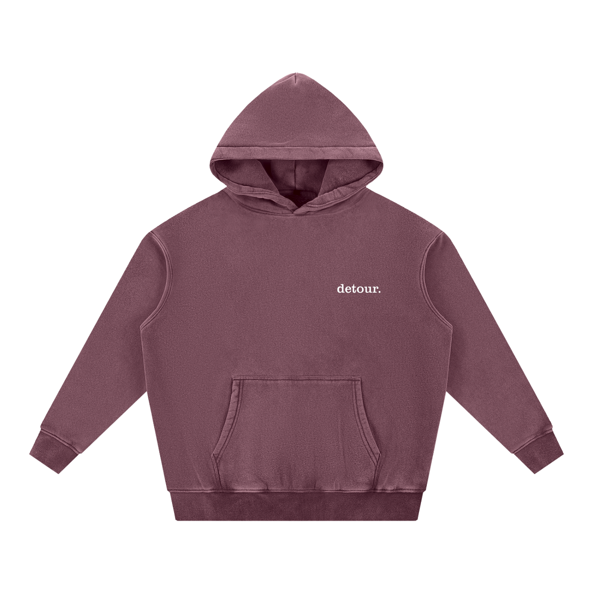 Snow Wash Oversize Hoodie
